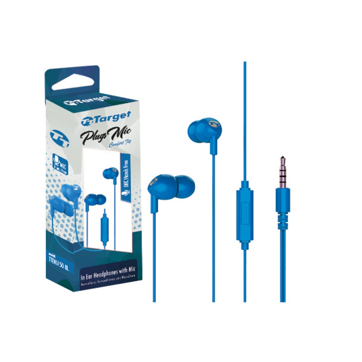 Audifonos Target Comfort Fit Manos Libres Tt-Em1502