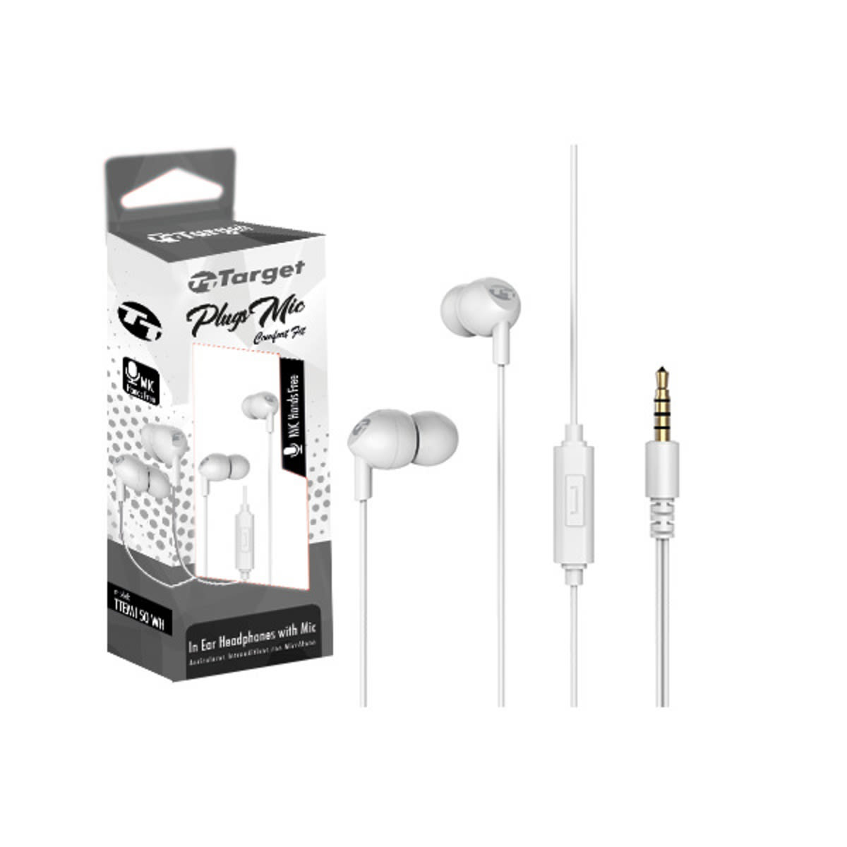 Audifonos Target Comfort Fit Manos Libres Tt-Em1508