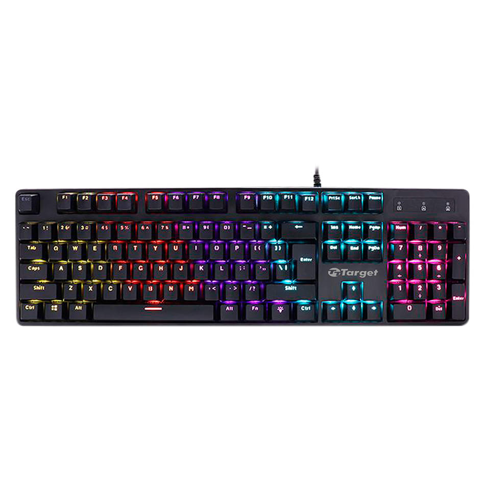 TECLADO MECÁNICO GAMER TARGET RAINBOW RGB TT-KBGA82