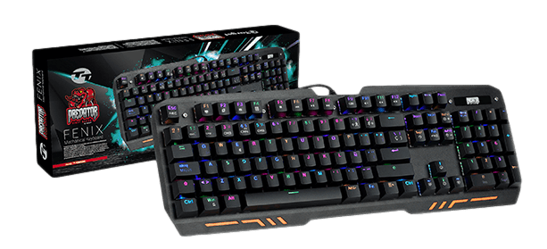 TECLADO GAMER MECÁNICO FÉNIX RGB TARGET TT-KBRGB9 0