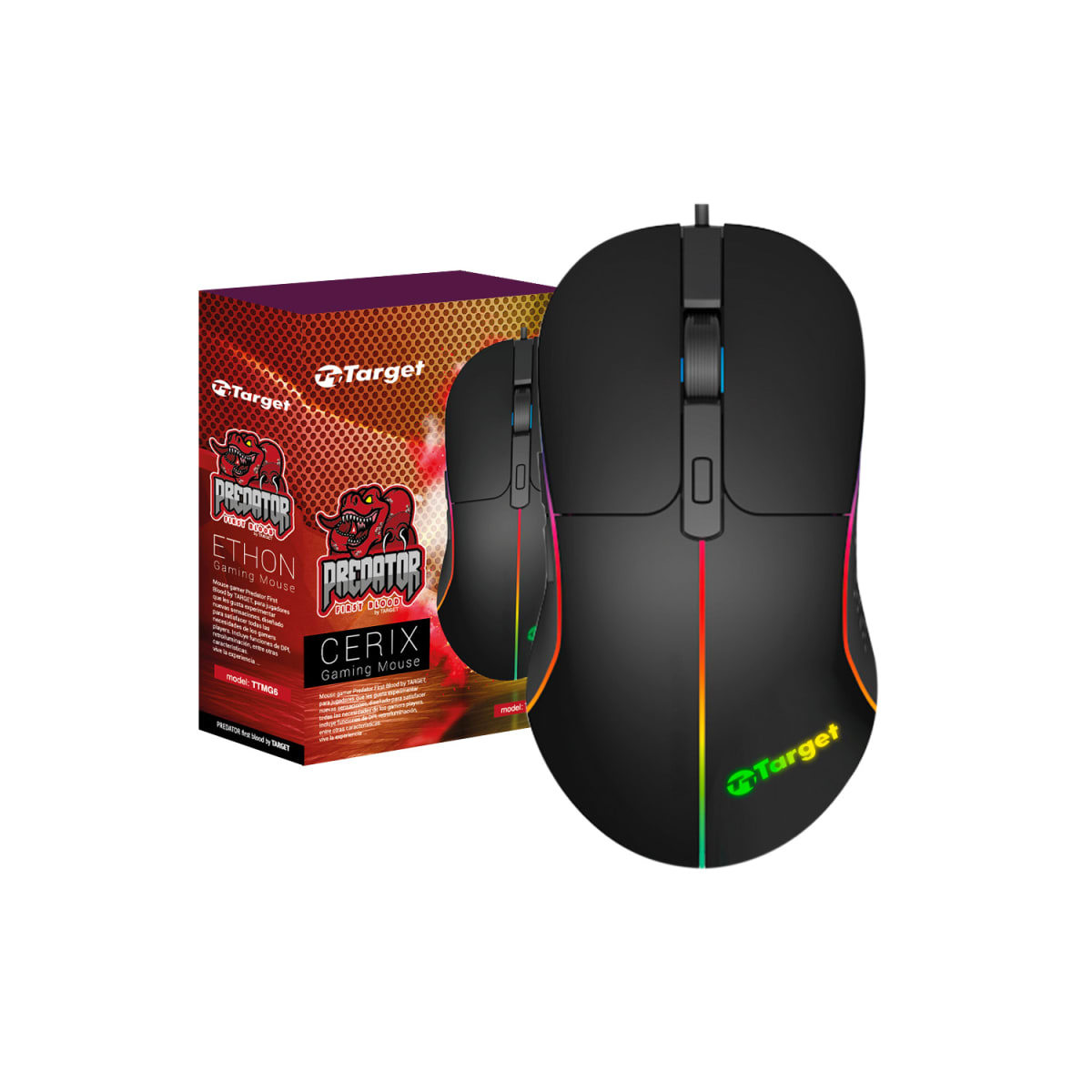 MOUSE GAMER TARGET CERIX TT-MG62
