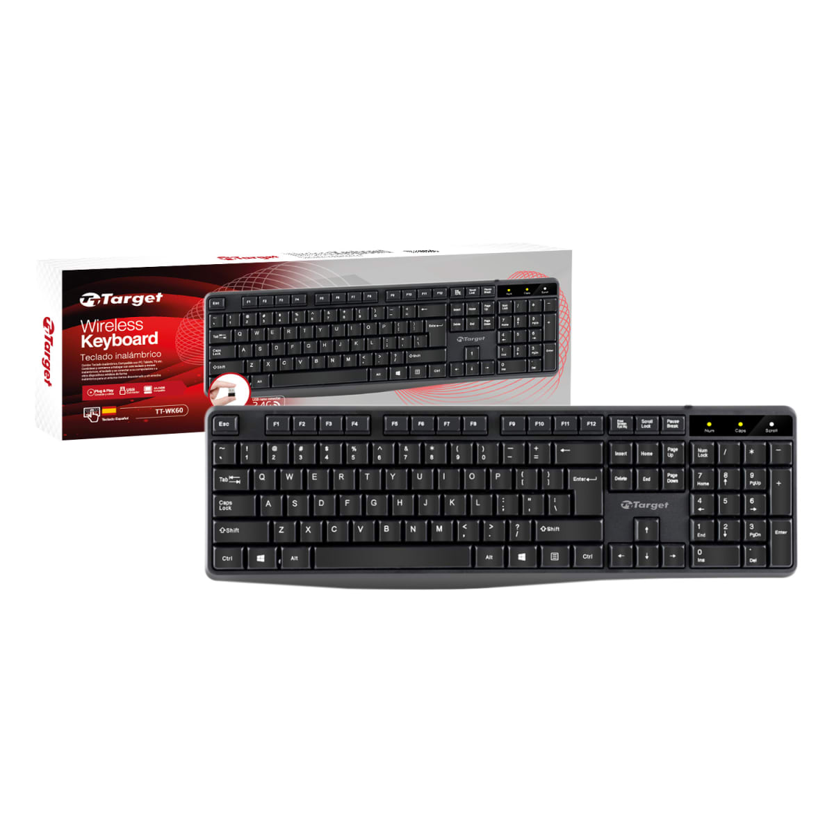 TECLADO INALÁMBRICO TARGET TT-WK602