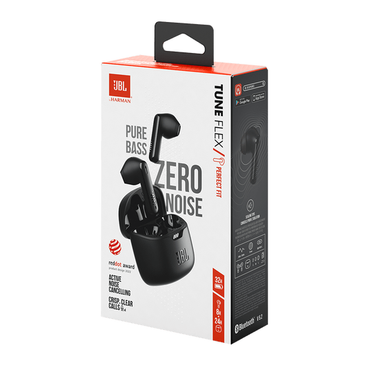 AUDÍFONOS INALÁMBRICOS JBL TUNE FLEX CON CANCELACIÓN DE RUIDO JBLTFLEXBLK12