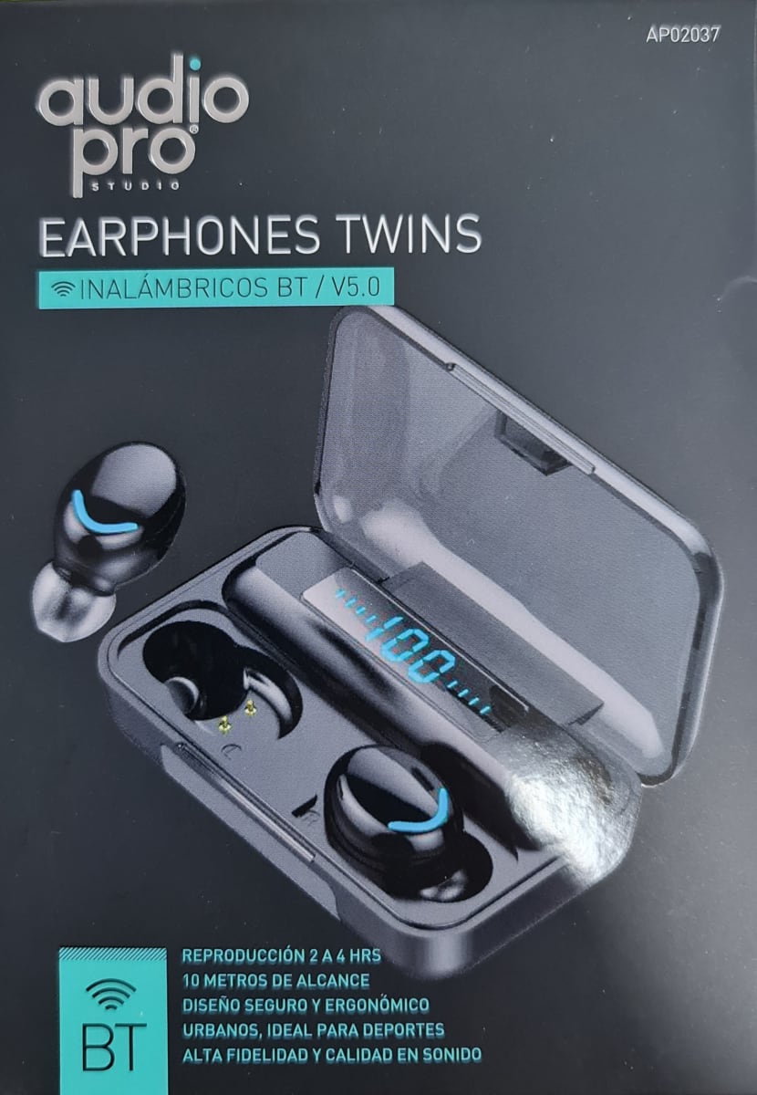 Audifonos Bluetooth Audiopro Twins Bt V5.0 Ap02037 0