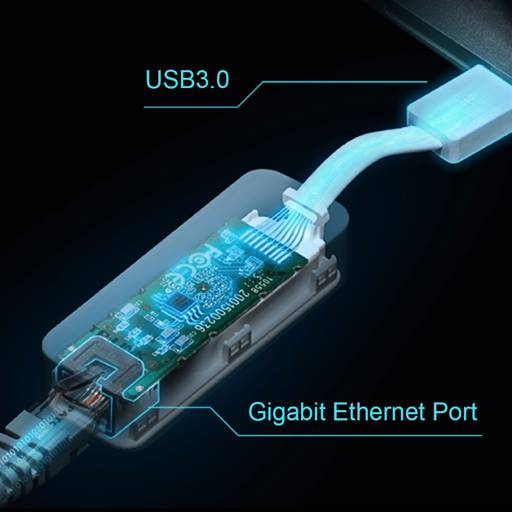 ADAPTADOR USB A RJ-45 TP-LINK GIGABIT USB 3.03