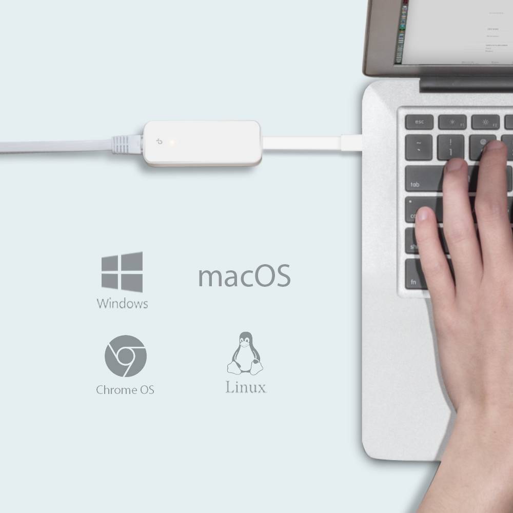 Adaptador Usb-c A Lan Rj45 Ethernet Gigabit Ue300c5