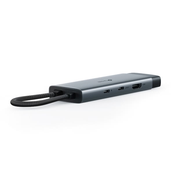 Hub Usb-C Tp-Link Uh6120C 6 En 1 Hdmi 4K@60Hz Ethernet Gigabit Pd 100W Gris2