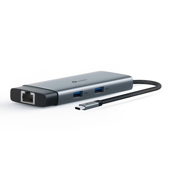 Hub Usb-C Tp-Link Uh6120C 6 En 1 Hdmi 4K@60Hz Ethernet Gigabit Pd 100W Gris6