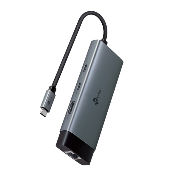 Hub Usb-C Tp-Link Uh6120C 6 En 1 Hdmi 4K@60Hz Ethernet Gigabit Pd 100W Gris 0