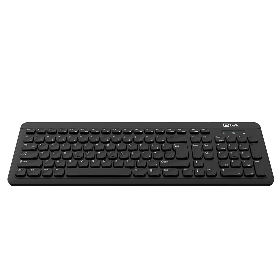 Teclado Inalámbrico Utek Teclas Tipo Isla 1 Pila Aaa Ut-Kbw12003