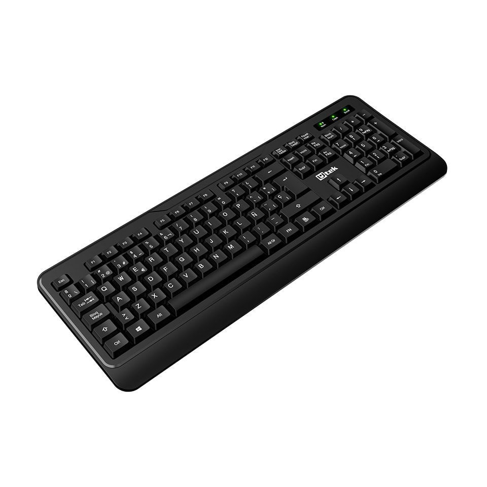 Teclado Inalámbrico Utek 2.4Ghz 10 Metros Ut-Kbw7004