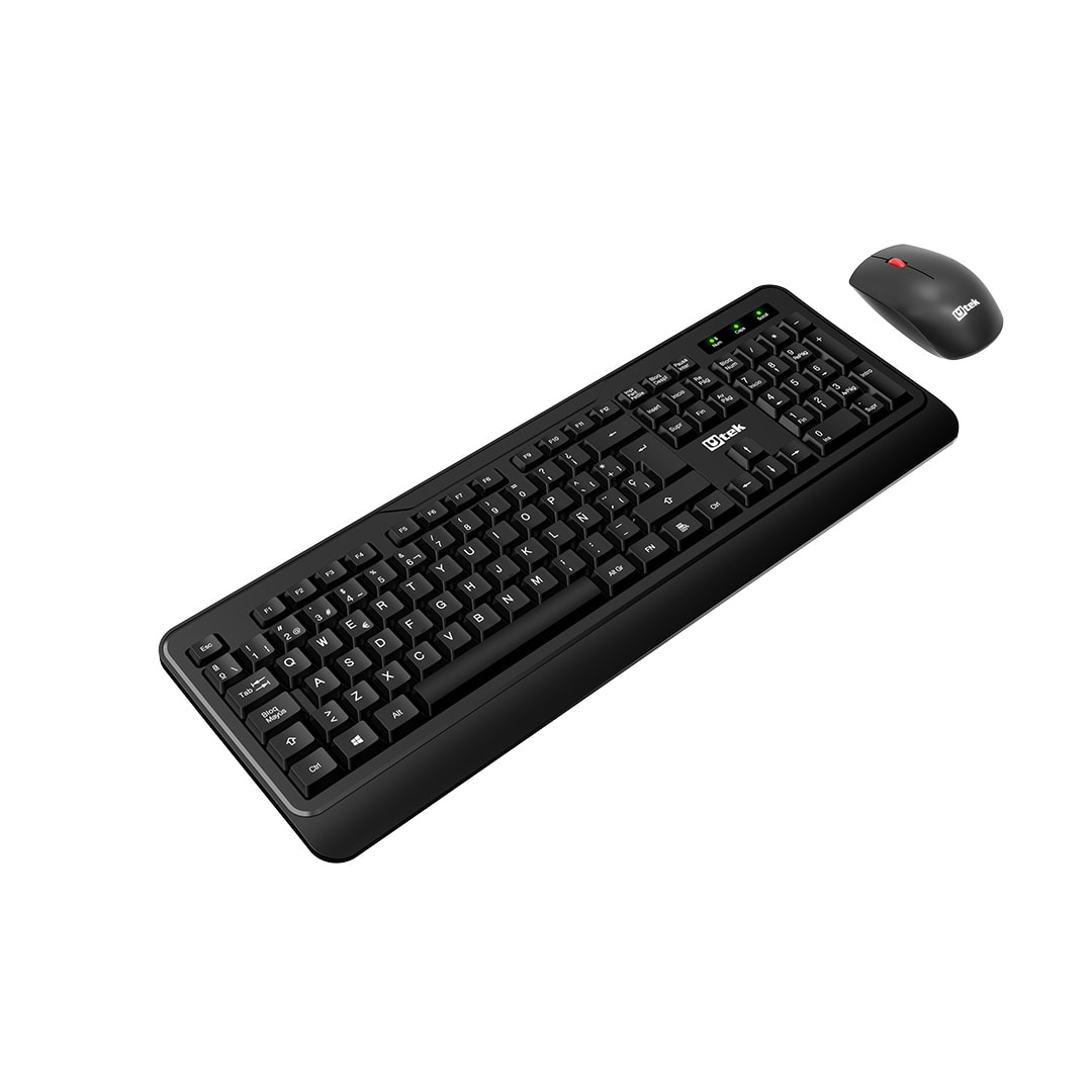 Kit Teclado Y Mouse Inalámbrico Utek 1000Dpi 1 Pila Aaa Ut-Ktd510W6
