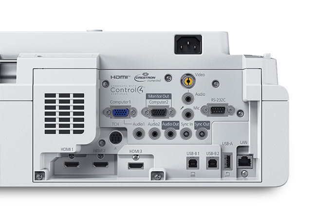 PROYECTOR LÁSER EPSON BRIGHTLINK EB-725WI 4000 LUMENES 3LCD WXGA WIFI HDMI USB HD 720P2