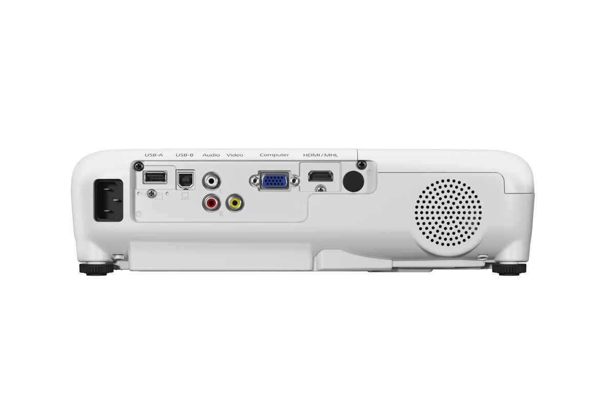 PROYECTOR PORTÁTIL EPSON POWER LITE W52+ 4000 LUMENES 3LCD 1280X800 WXGA 16:10 WIFI2