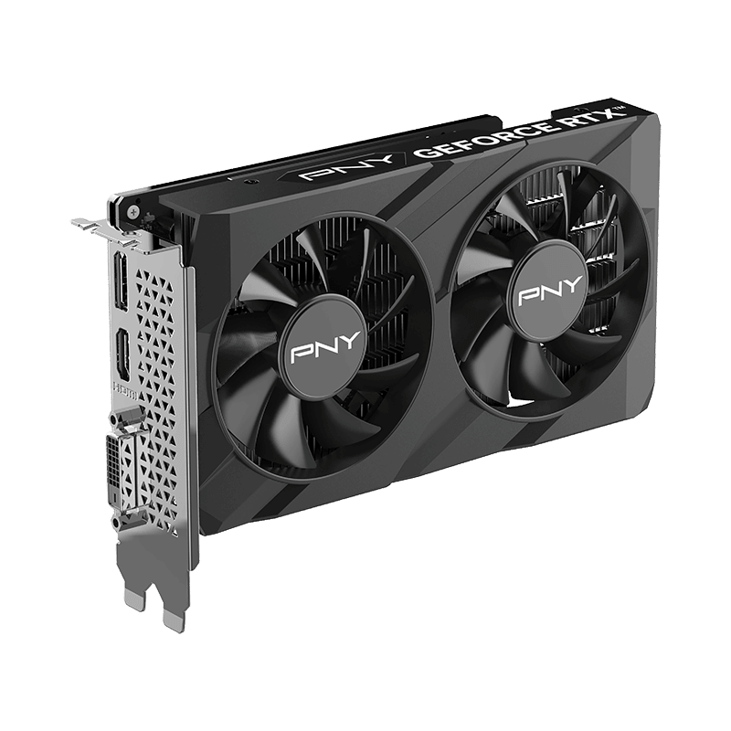 TARJETA DE VIDEO PNY NVIDIA GEFORCE RTX 3050 VERTO DUAL FAN 6GB GDDR6 DP DVI HDMI PCI-e ATX8