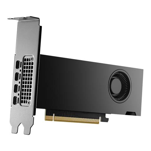 TARJETA DE VIDEO PNY NVIDIA RTX A2000 16GB GDDR6 128-BIT 4 MINI DP PCIe 4.0 X82