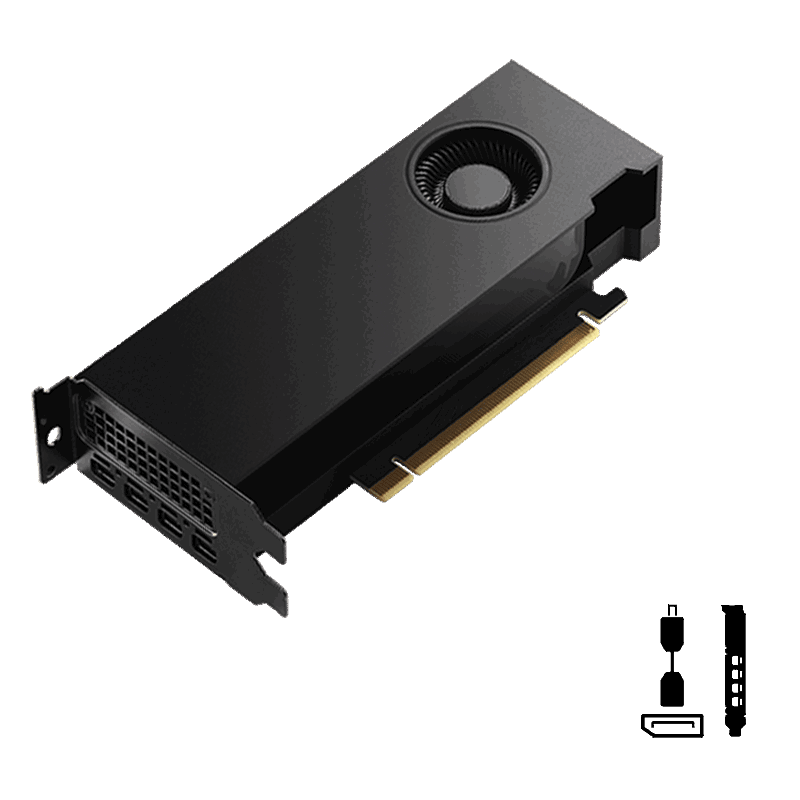 TARJETA DE VIDEO PNY NVIDIA RTX 4000 ADA GEN SFF 20GB GDDR6 ECC 4xMINI DISPLAY PORT4