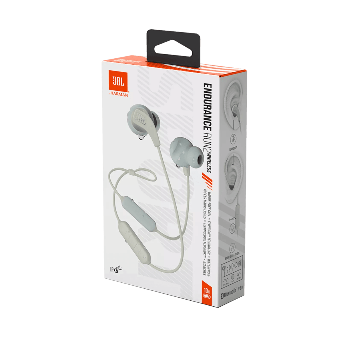 AUDÍFONOS INALÁMBRICOS IN EAR  JBL ENDURANCE RUN 2 BlUETOOTH BlANCO 0