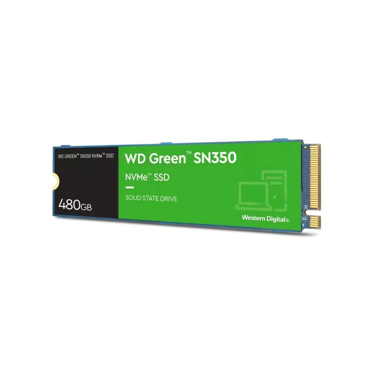 DISCO DE ESTADO SÓLIDO WESTERN DIGITAL GREEN NVME M.2 480GB LECTURA 2400MB/s ESCRITURA 900MB/s2