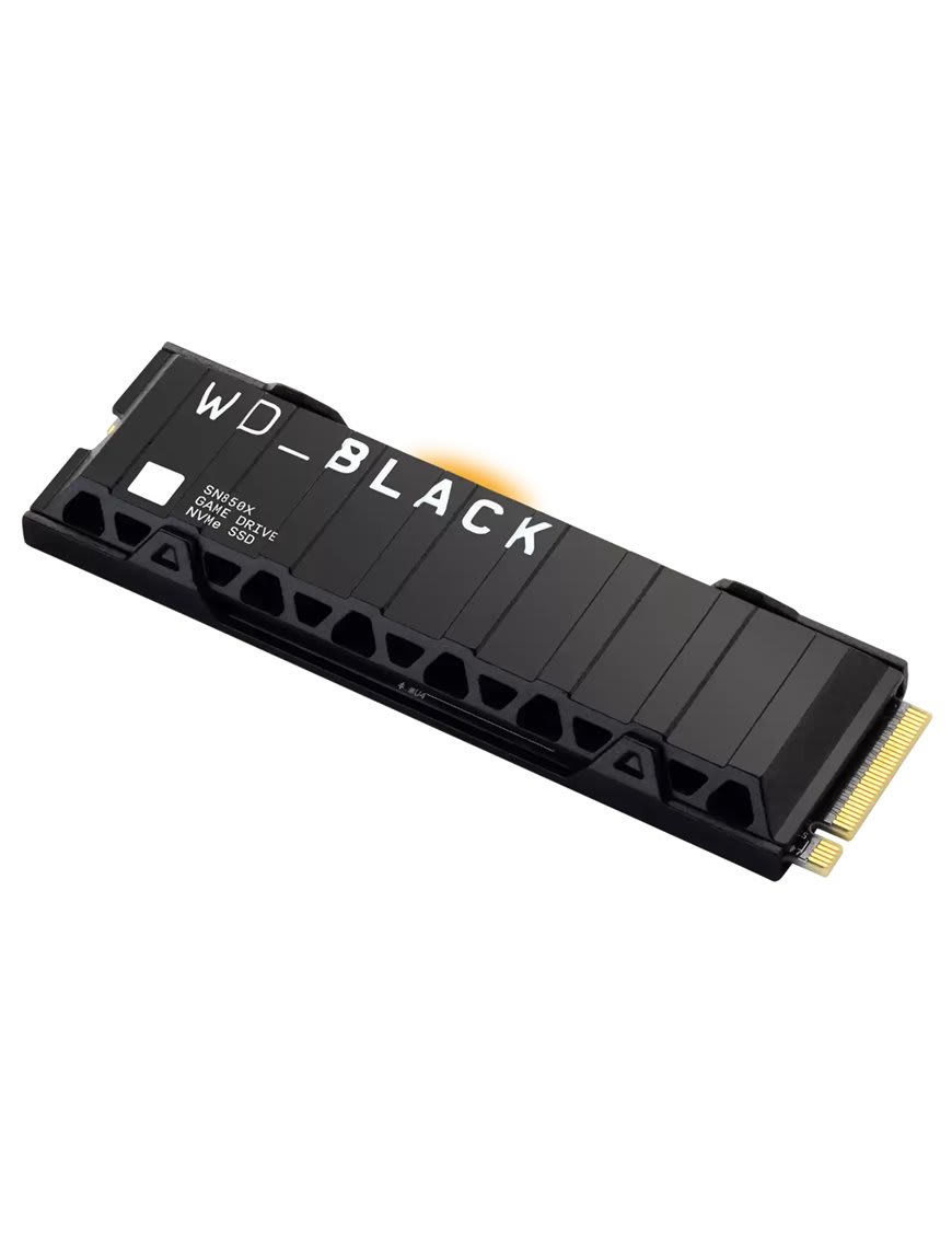 UNIDAD SSD WESTER DIGITAL BLACK SN850X M.2 2TB 2280 NVME PCIe 4.0 X4 LEC 7300 MB/s ESC 6600 MB/s1