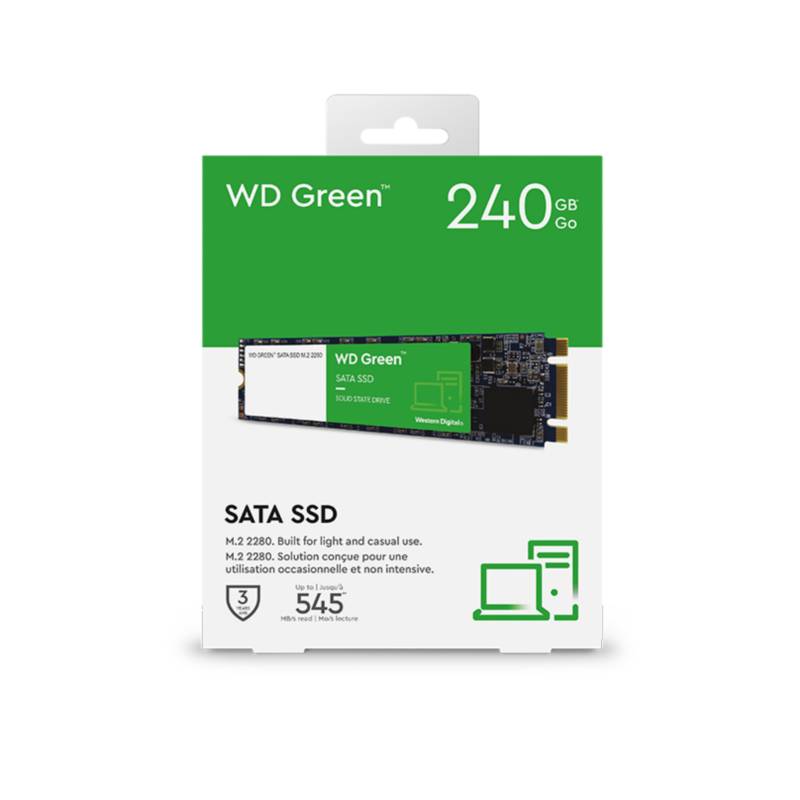 Disco Ssd Western Digital M.2 Sata 3 6gbps 240gb Lec 545 MB/s  Wds240g3g0b2