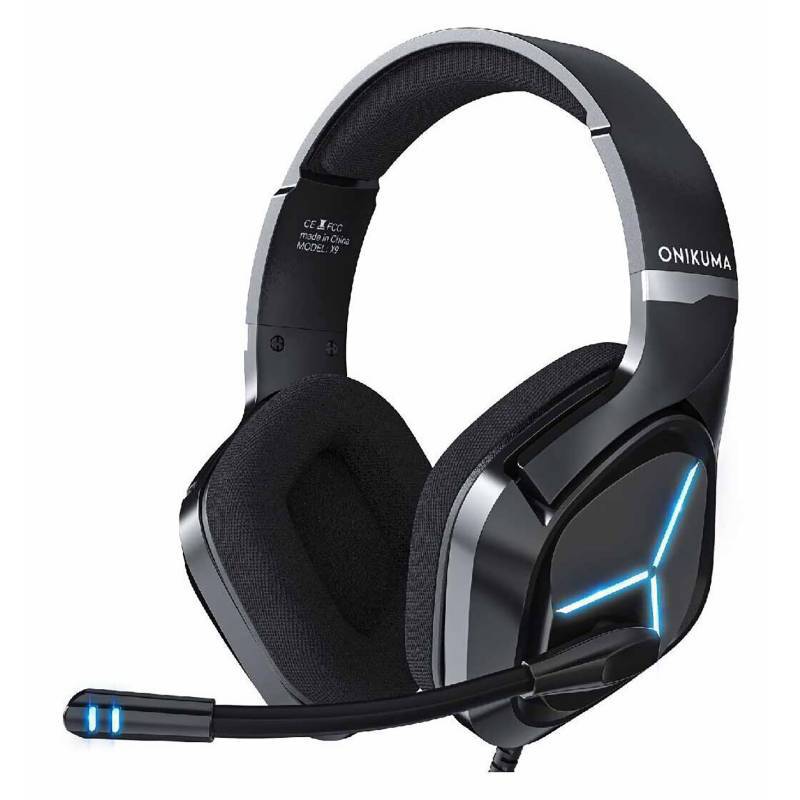 Auriculares Diadema Gamer Onikuma X9 Con Luz Rgb 0