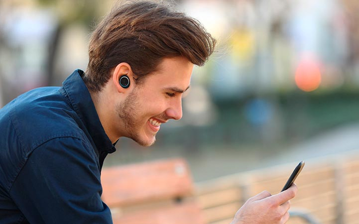 AUDÍFONOS INALÁMBRICOS XTECH XTH-700 ERBUDS IN-EAR  ESTUCHE DE CARGA5