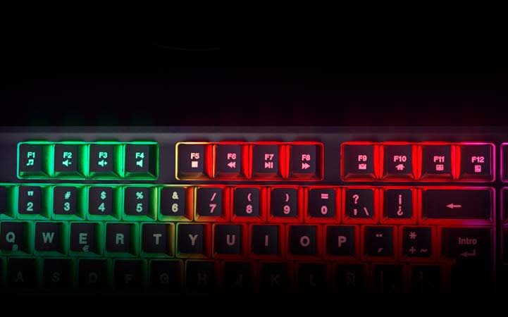 TECLADO GAMER XTECH CHEVALIER XTK-505S ESPAÑOL RGB2