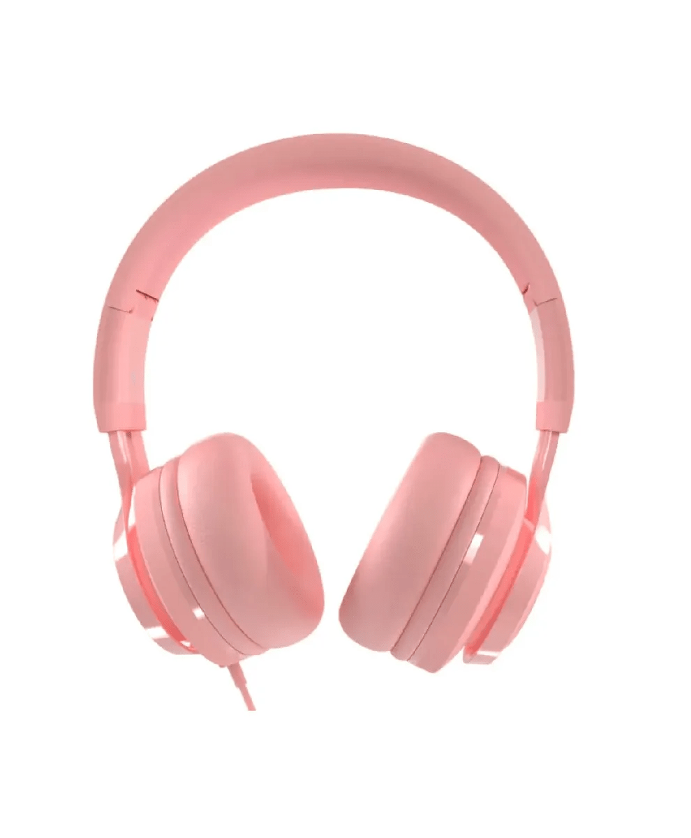 XTECH CUTIE KIDS WRD HEADPHONE W MIC VOL lIMIT PINK XTH-3554
