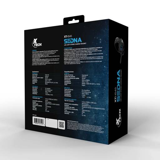 AUDIFONOS GAMER XTECH SEDNA JACK 3.5MM TRRS/USB XTH-5456