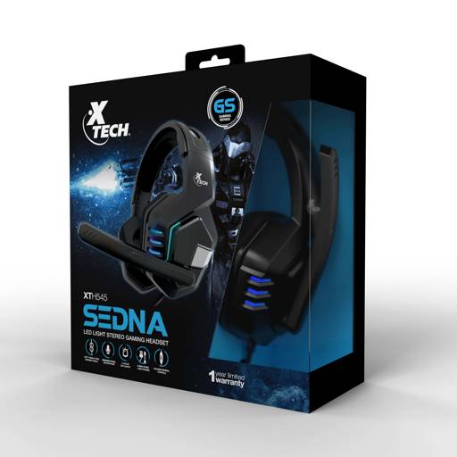 AUDIFONOS GAMER XTECH SEDNA JACK 3.5MM TRRS/USB XTH-5455