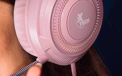 AUDIFONOS GAMER XTECH KHIONE JACK 3.5 ILUMINACION LED PC/CONSOLA XTH-5642