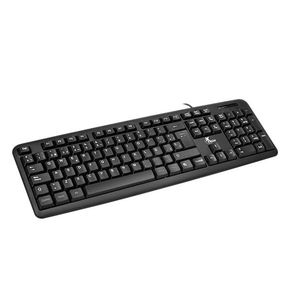 TECLADO XTECH XTK-092S ESTÁNDAR ESPAÑOL USB 0