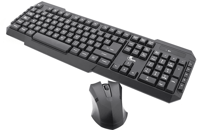 KIT TECLADO Y MOUSE INALÁMBRICO USB 2.4GHZ ESPAÑOL XTECH XTK-309S 0