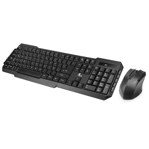 KIT TECLADO Y MOUSE INALÁMBRICO USB 2.4GHZ ESPAÑOL XTECH XTK-309S2
