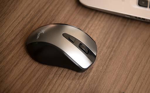 MOUSE INALÁMBRICO XTECH 2.4 GHZ 1600DPI 4 BOTONES XTM-315GY3