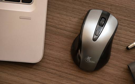 MOUSE INALÁMBRICO XTECH 2.4 GHZ 1600DPI 4 BOTONES XTM-315GY4