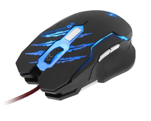 MOUSE GAMER ÓPTICO XTECH 6 BOTONES 3200 DPI ALÁMBRICO ILUMINADO CABLE 1.5 METROS3