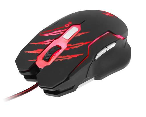 MOUSE GAMER ÓPTICO XTECH 6 BOTONES 3200 DPI ALÁMBRICO ILUMINADO CABLE 1.5 METROS2