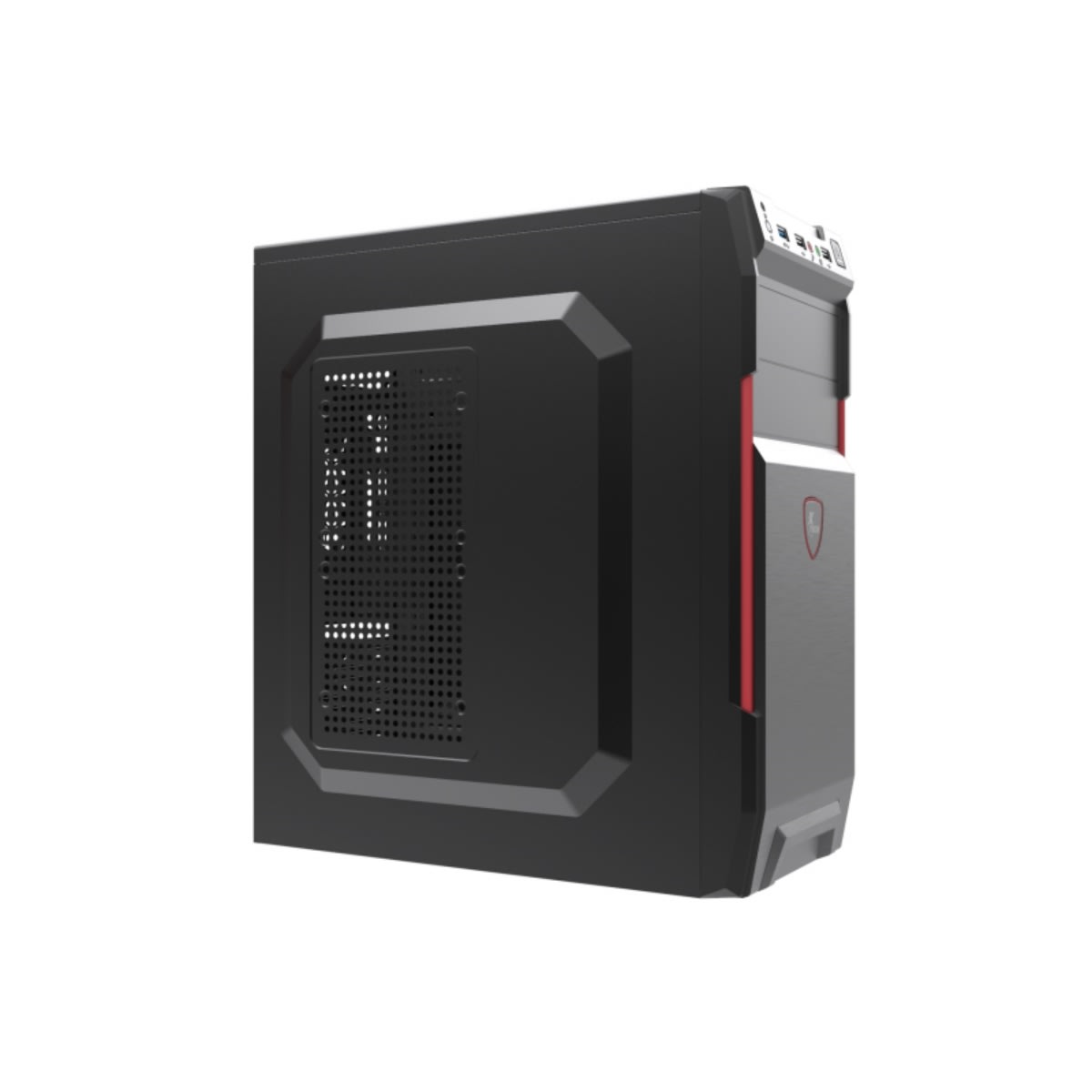 Gabinete Xtech XTQ-214 ATX, Fuente 600W 2 USB 2.0 1 USB 3.1 GEN1 0