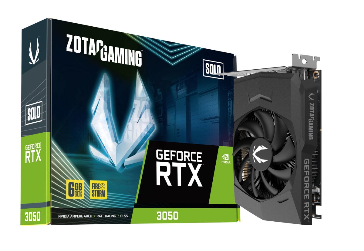 Tarjeta De Video Zotac Gaming Nvidia Geforce Rtx 3050 6Gb Gddr6 14Gbps 96-Bit Pci-E 3.0 0