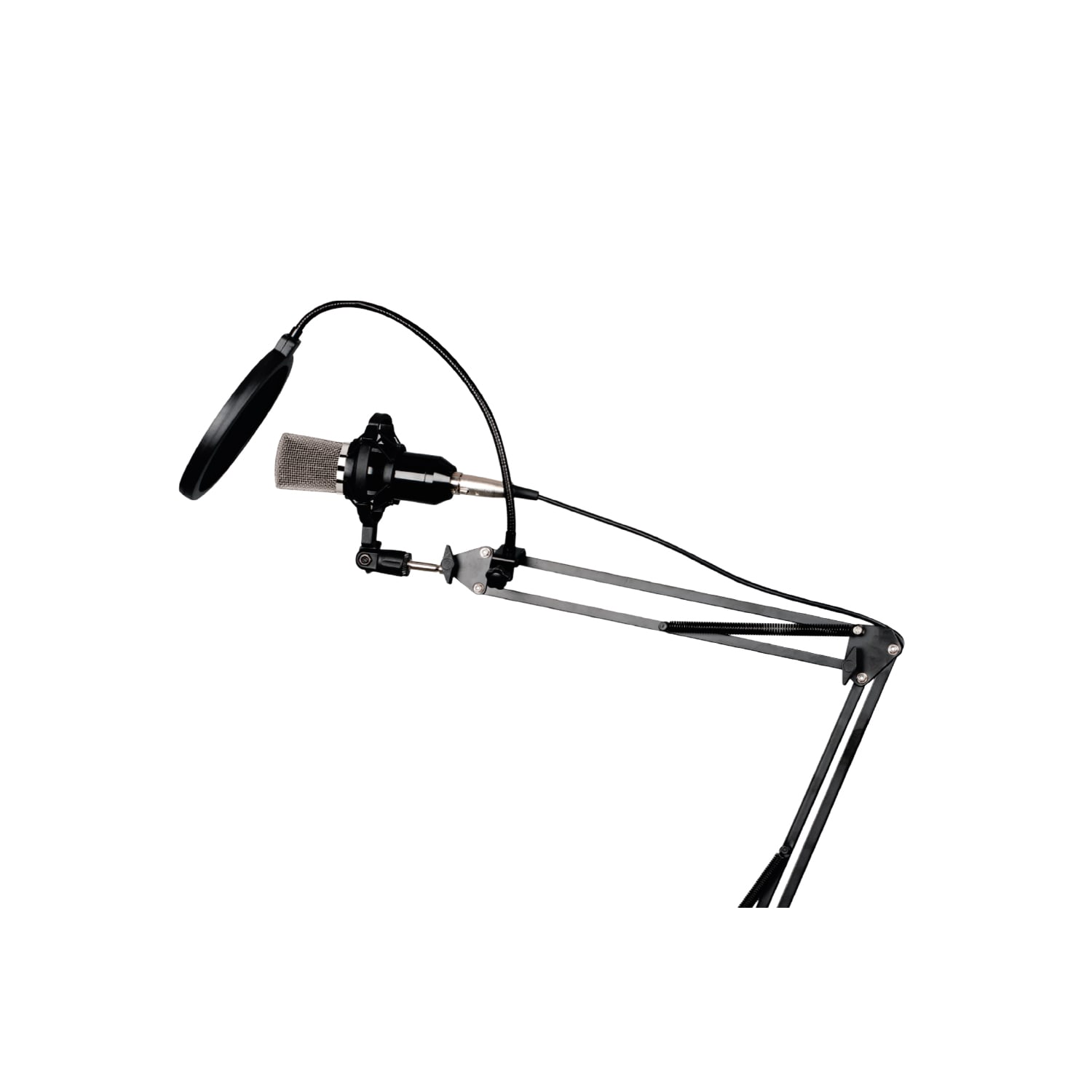 Kit Audiopro Home Studio 3 En 1 Atril Mic Estudio, Antipop Streaming Ap02036 NEGRO