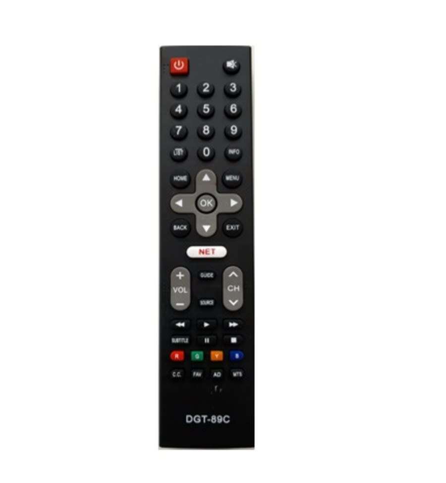 Control Remoto Compatible Con Smart Tv Master-G Dgt-89C NEGRO