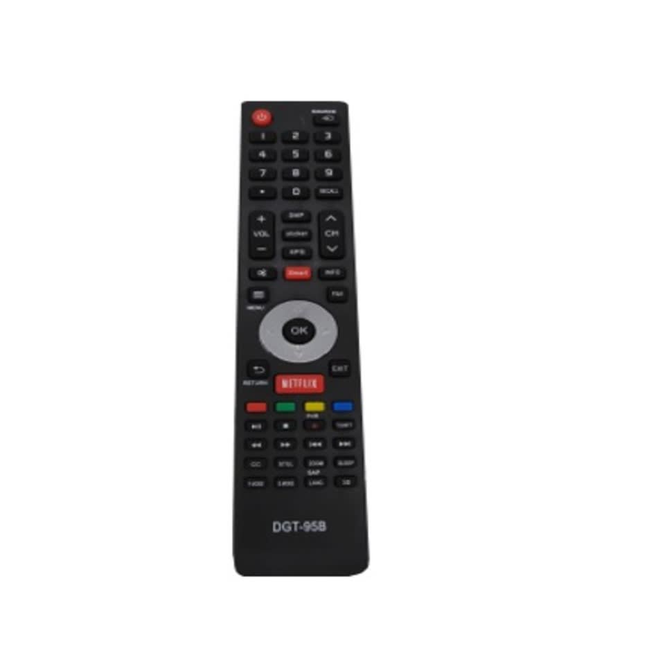 Control Remoto Compatible Con Smart Tv Hisense Dgt-95B NEGRO