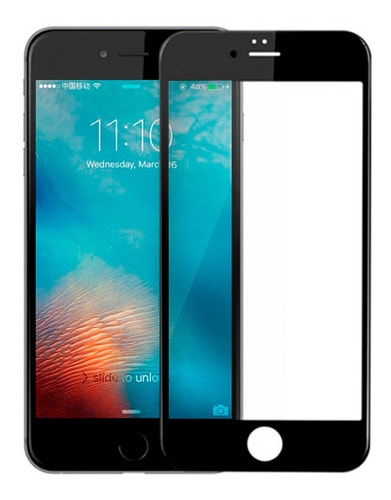 Lámina Vidrio Templado Full 3D Completa 21D iPhone XS Max - Iphone XS Max / Negra