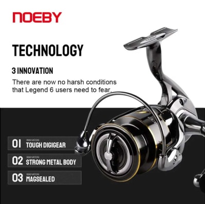 Carrete de Pesca LEGEND 6 NOEBY