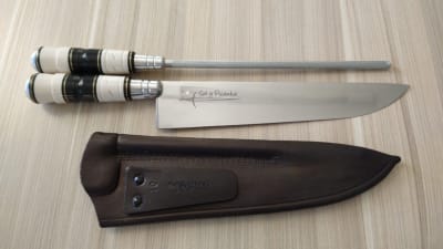 Cuchillo 10 Pulgadas Con Afilador