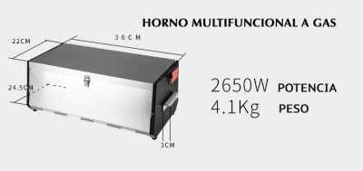 Horno Multifuncional de Camping
