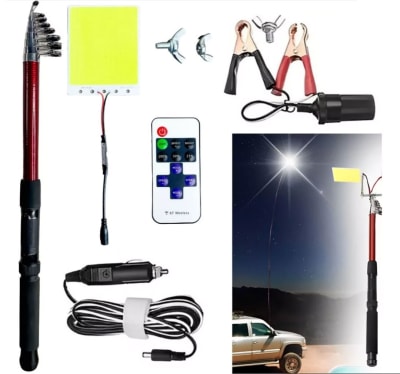 Luz LED con Caña