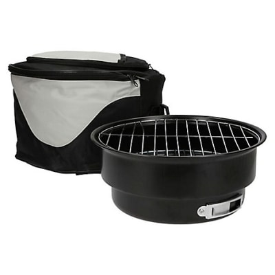 Mini Parrilla Carbón con Bolso cooler